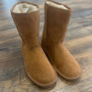 Harper Canyon Everly Faux Fur Lined Boot, Chestnut, Little Kid Size 4